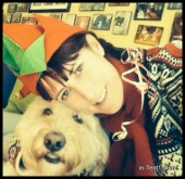 taking an elfie w/ delilah