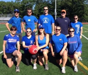 The team: Bottoms Up!